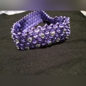 Handmade Purple Headband